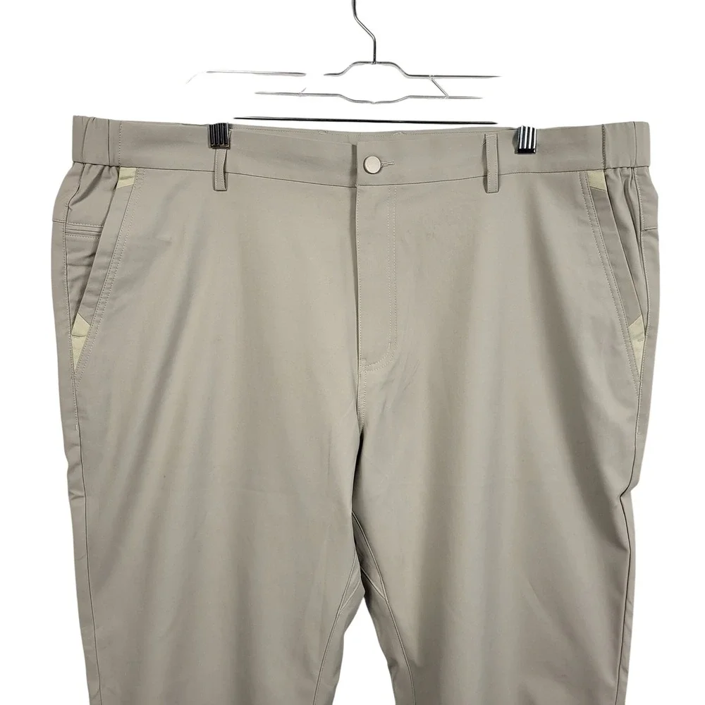 Jack Archer Jetsetter Pants Mens 40x28 Stone Performance Stretch Travel Chino